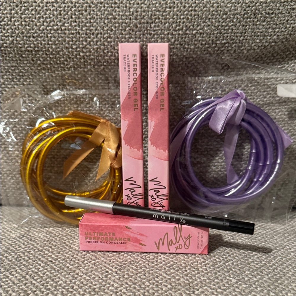 Mally Beauty Evercolor Gel Eyeliner Set - Black, Gold, Purple